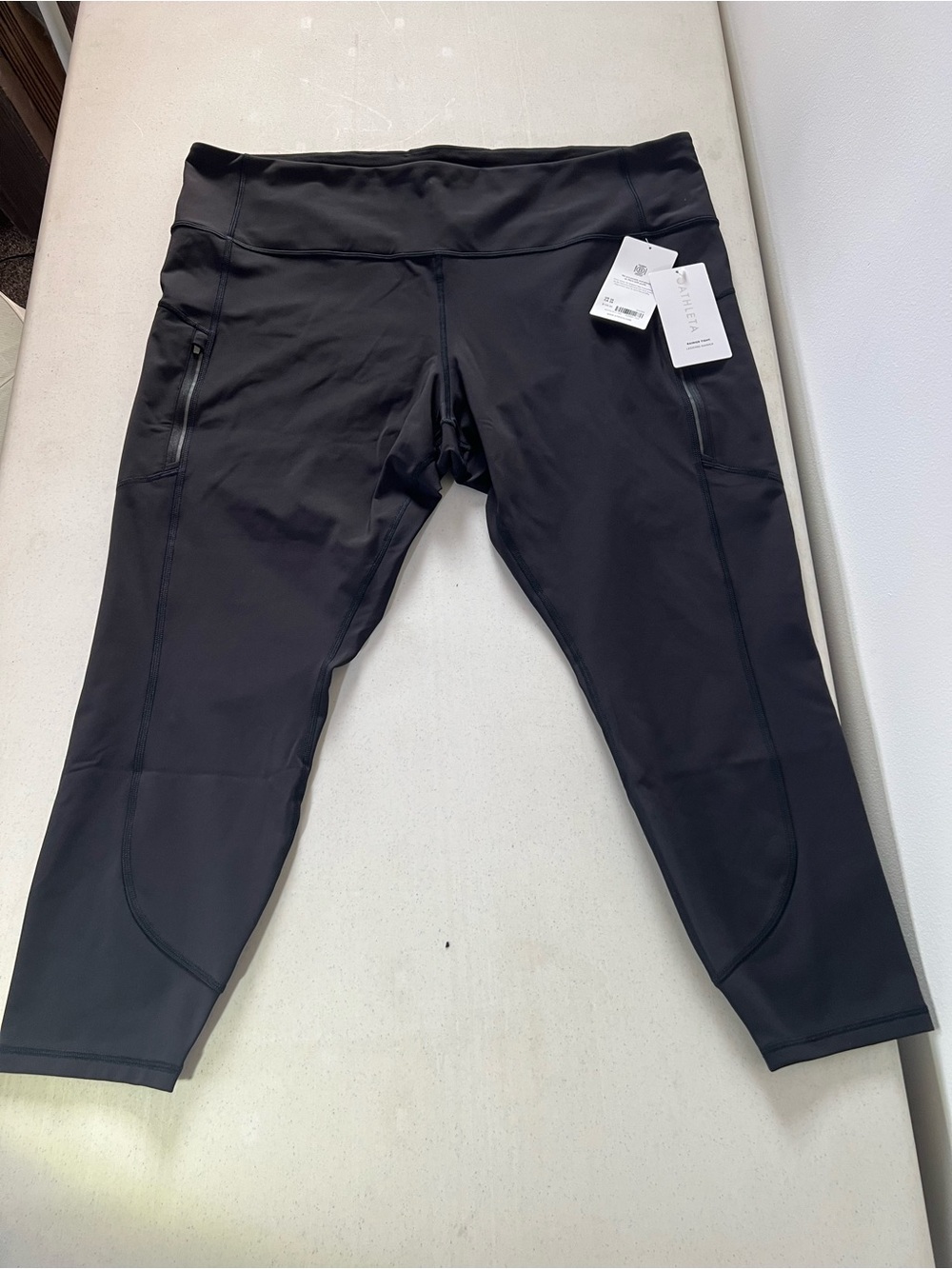 NWT Athleta Rainier Tight High Rise Legging - Black (Size 3X) - Picture 2 of 10